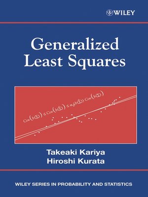 cover image of Generalized Least Squares